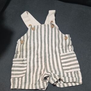 Striped Kids Overalls